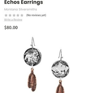 Montana Silversmiths Silver and Copper Earrings